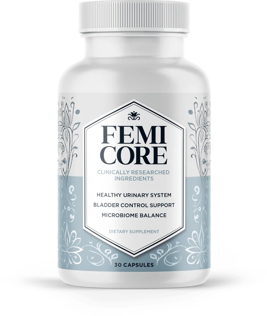 FemiCore bottle, official product photo