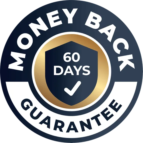 FemiCore 60-day money-back guarantee seal