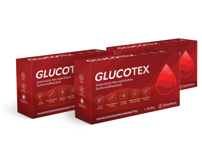 Glucotex 3er-Pack, 3 Packungen mit je 60 Kapseln
