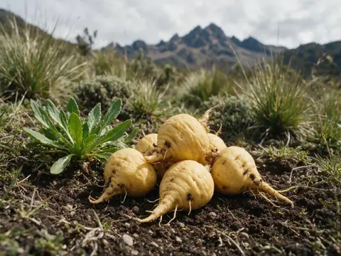 Maca root, an ingredient in SodaPeak