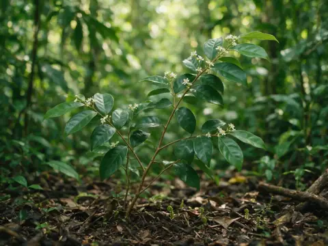 Muira puama shrub, an ingredient in SodaPeak